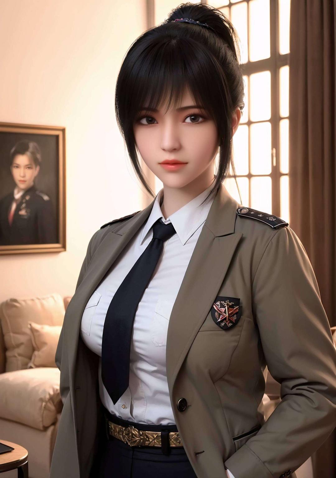 高清头像壁纸感受雄兵连琪琳的英勇风采