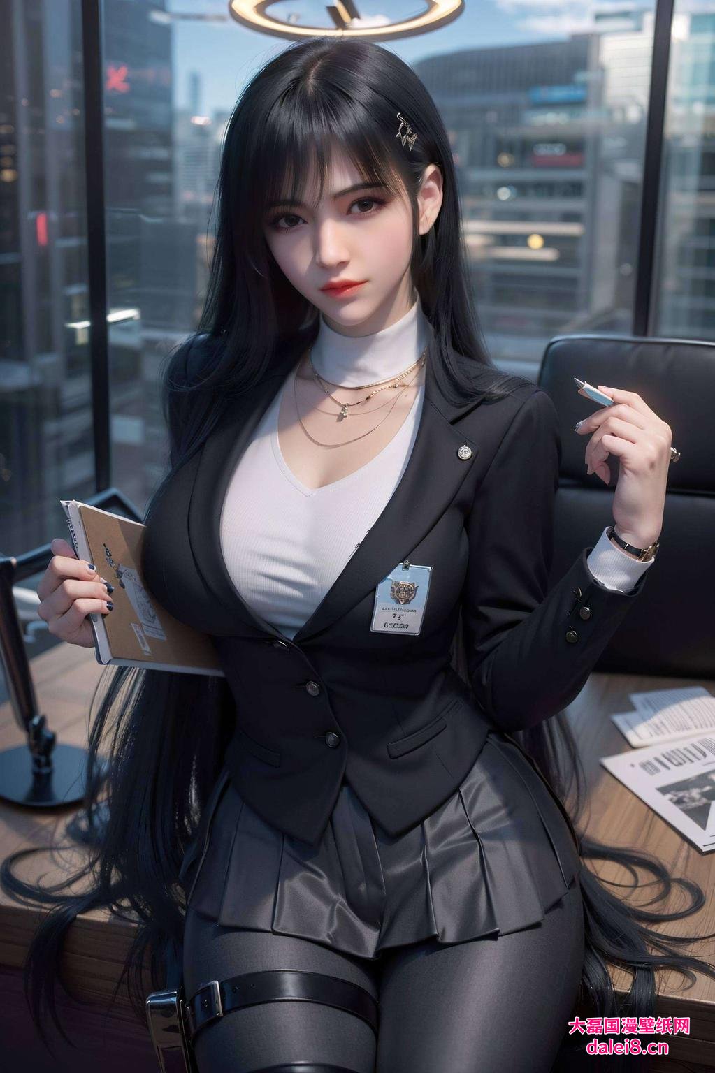 细节满分这期的养眼壁纸来啦！给大家带来雄兵连琪琳的动态全屏高清4K壁纸