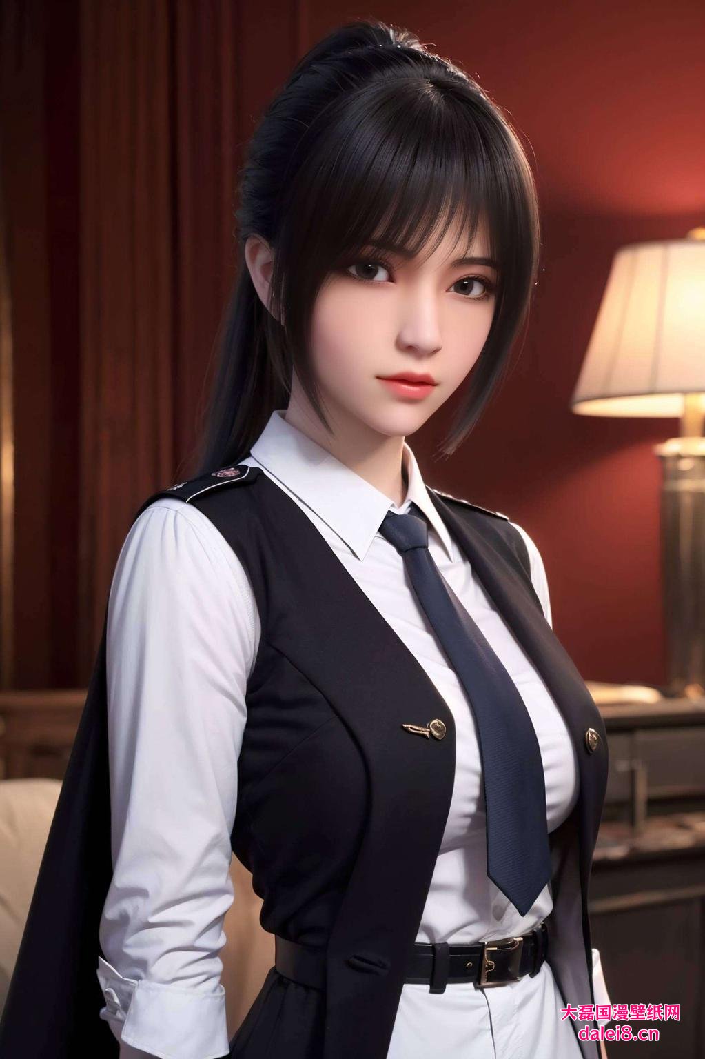 这高清2K壁纸将雄兵连中的琪琳原画完美呈现