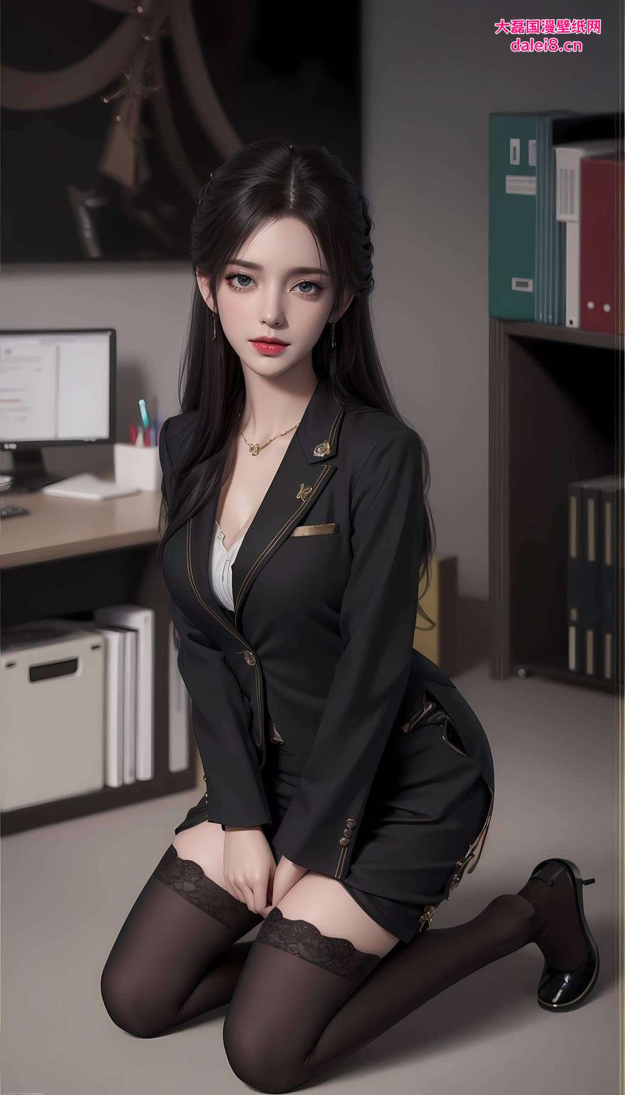 美得不像实力派！高清壁纸清漪建模