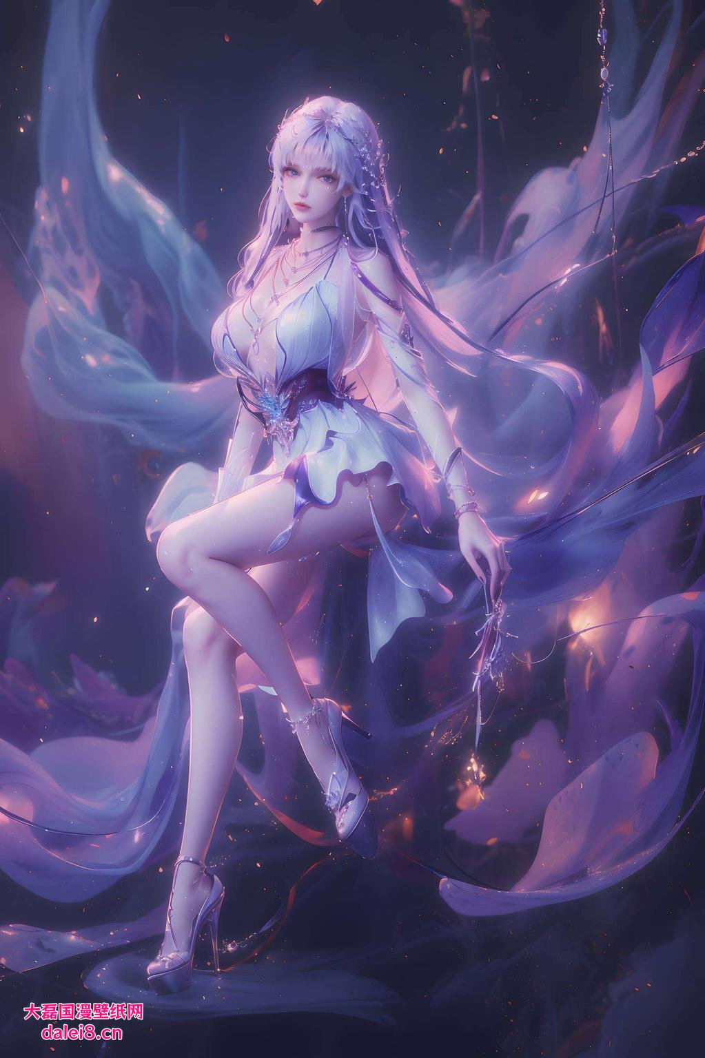 竖屏呈现粉色梦幻