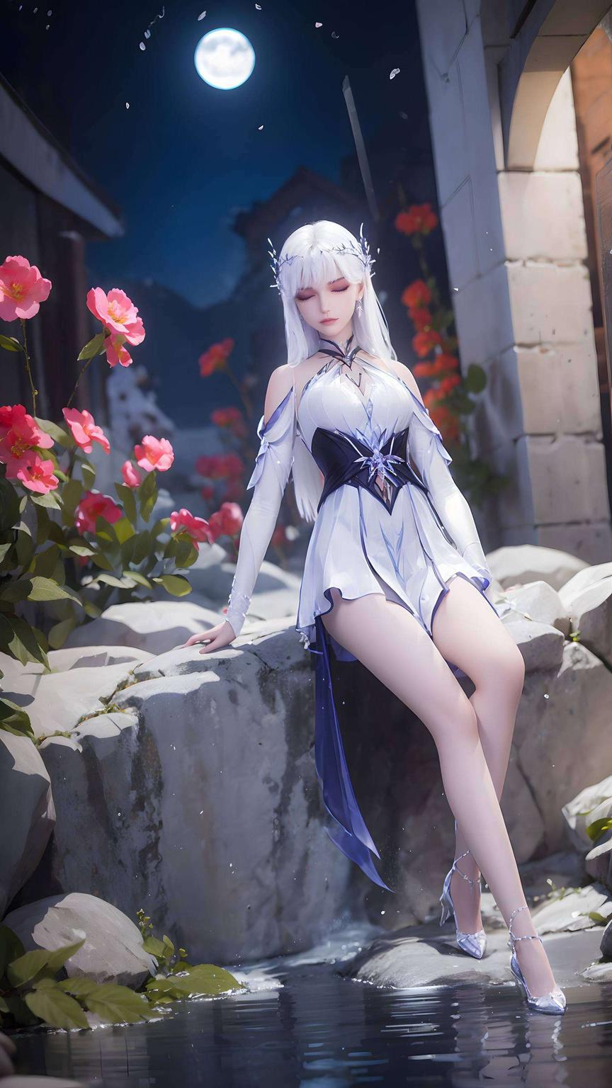 圣采儿落泪的壁纸泪水如珠