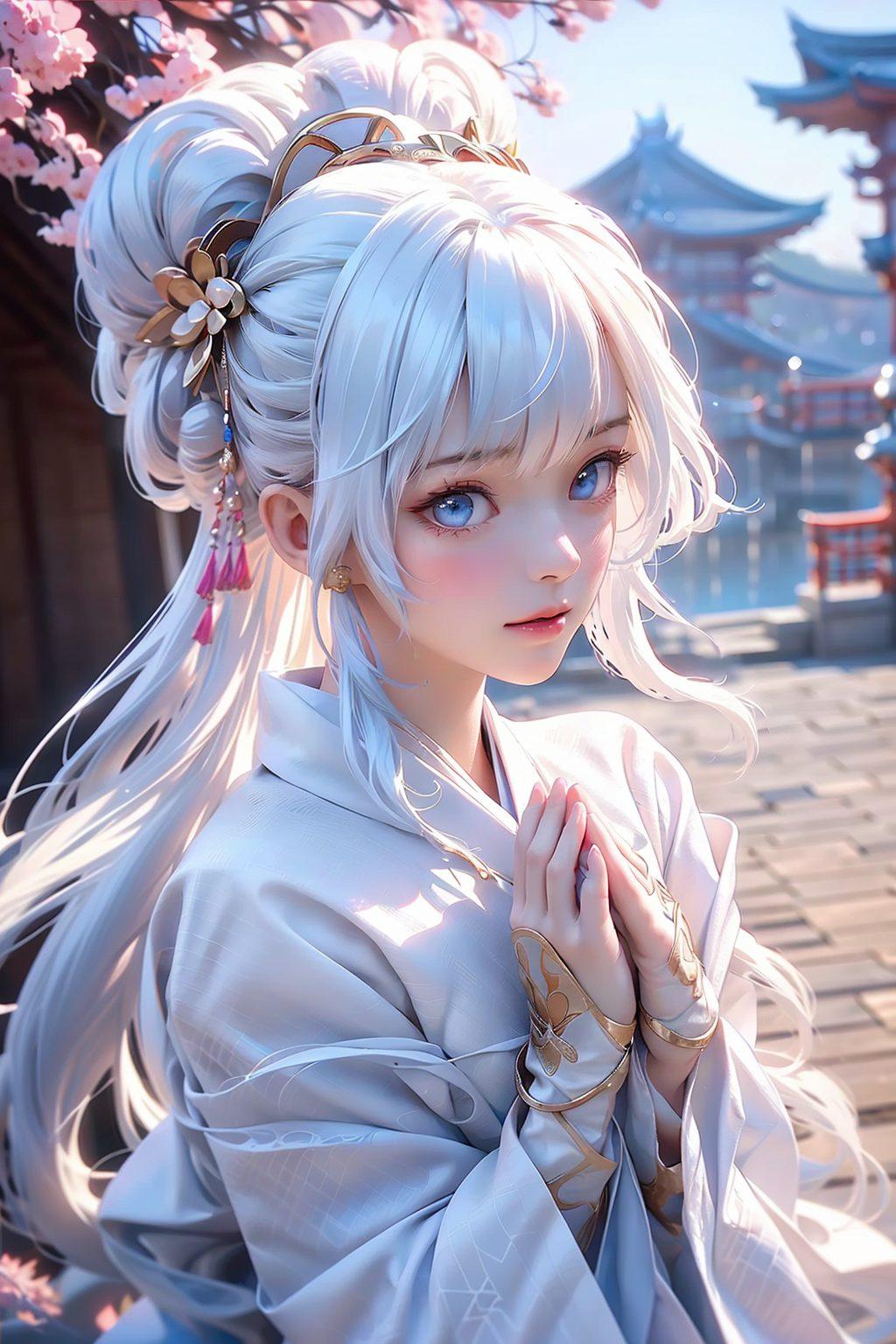 以神里凌华的背景为主题这款伤感游戏壁纸