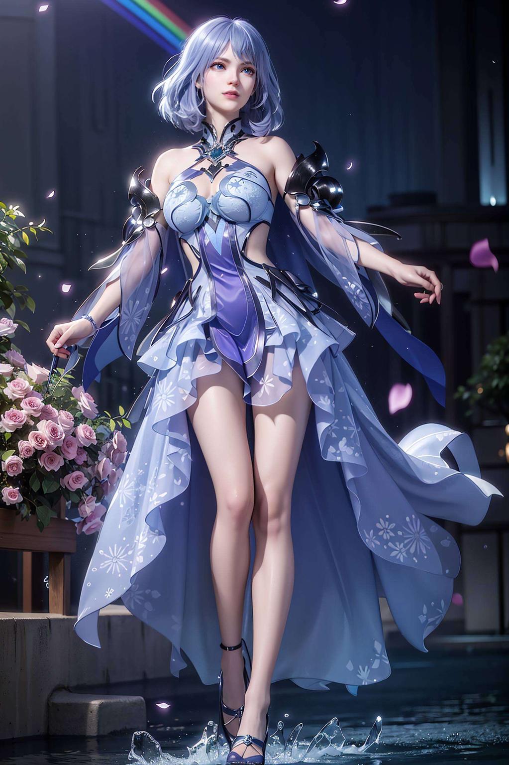 每一张都是电脑唯美的视觉盛宴！这位美丽的女主角——水冰儿让手机也变得唯美起来！
