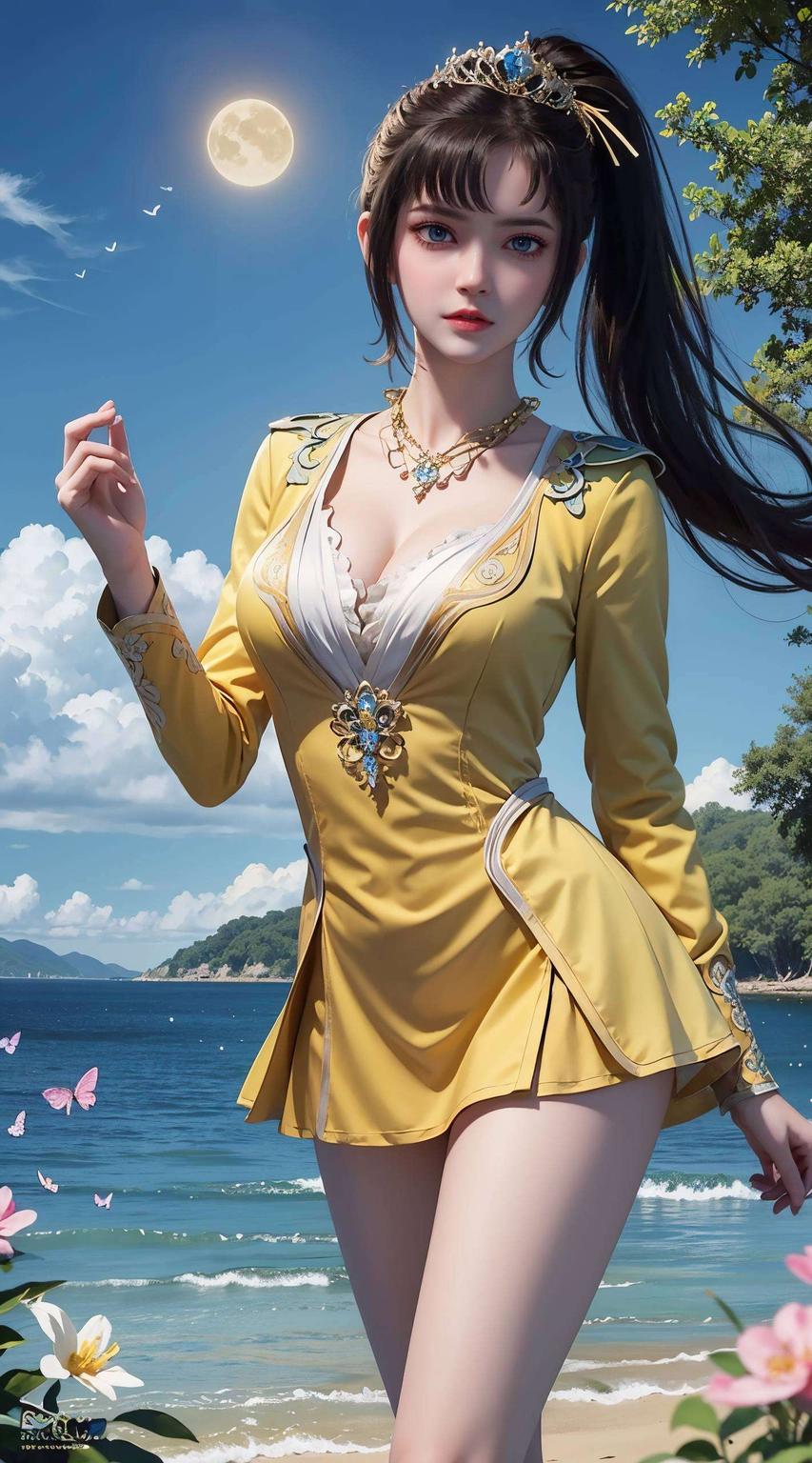 高清呈现动漫女主司空千落美不胜收！