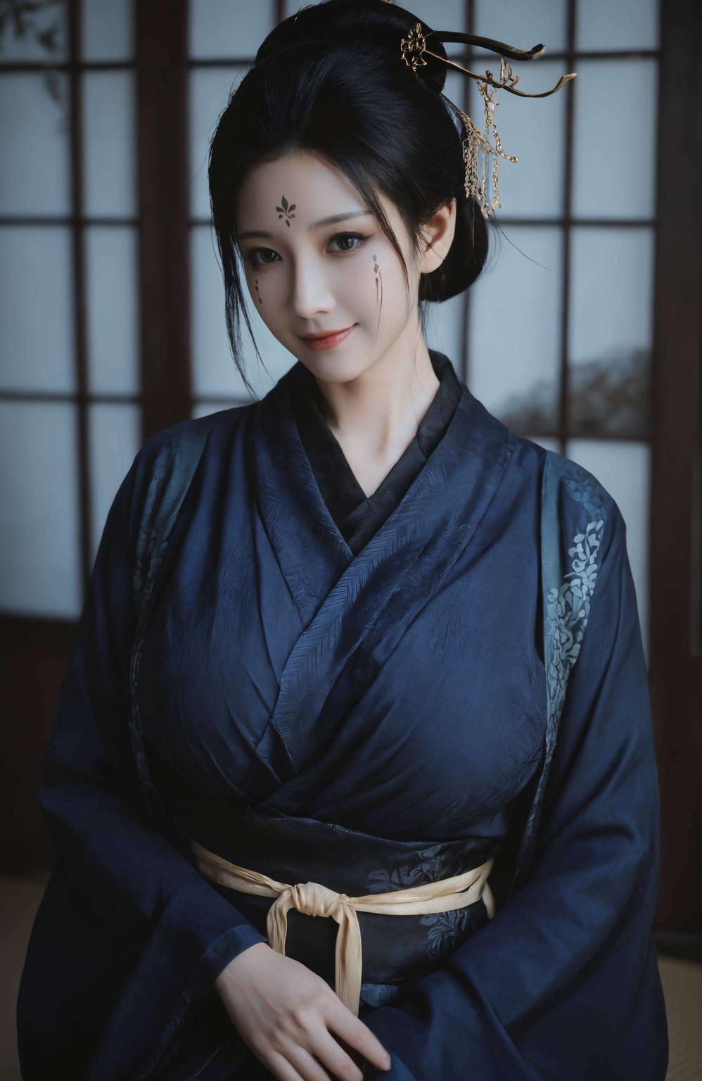 静态炫彩壁纸四妹卡通形象