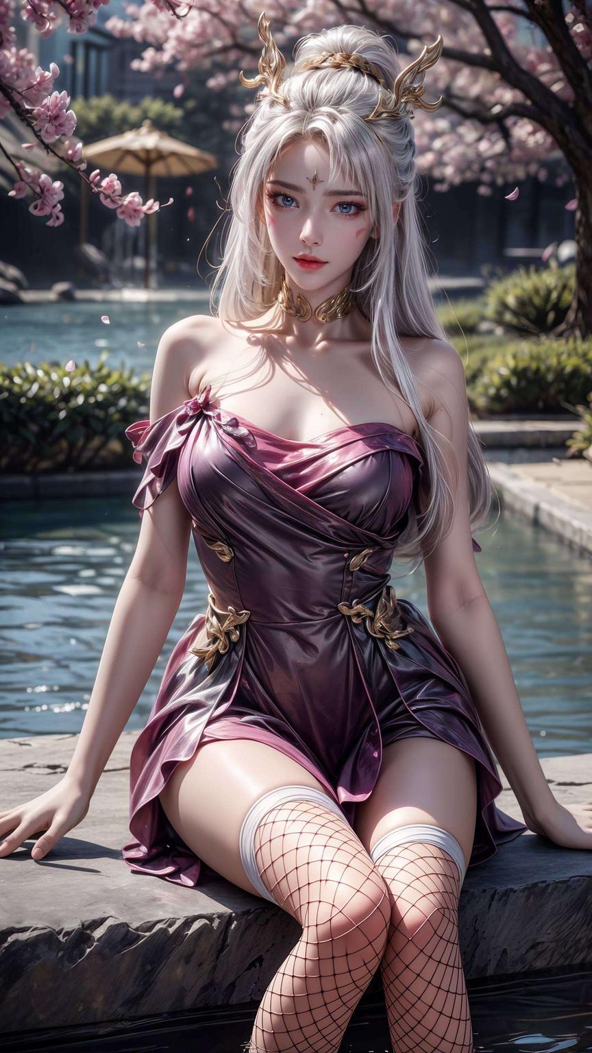 天狐仙子轻舞壁纸电脑上 INS 风尽显