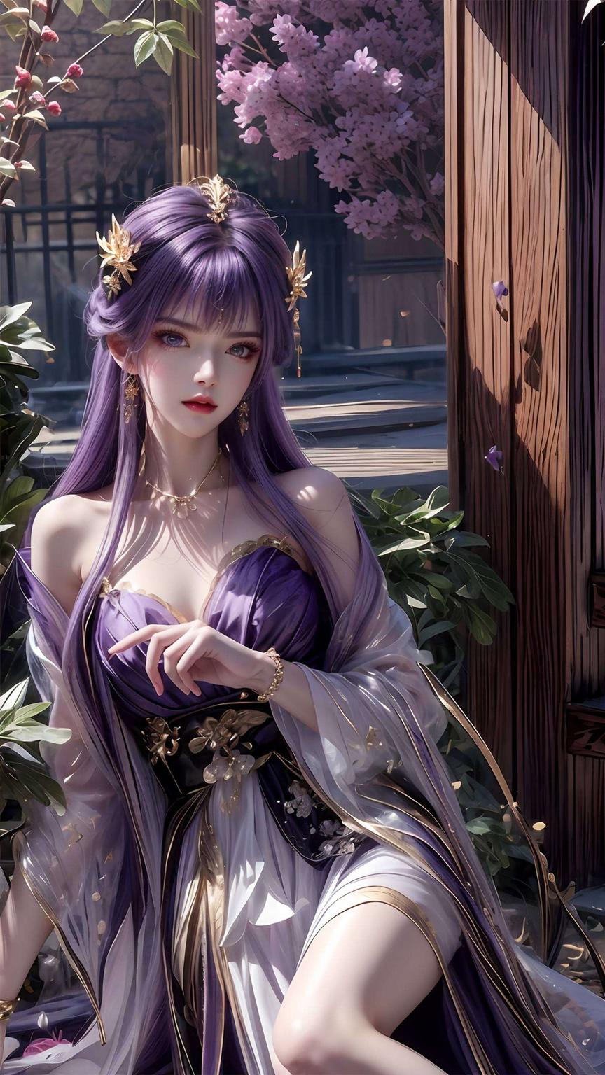 紫色梦幻横屏壁纸下载