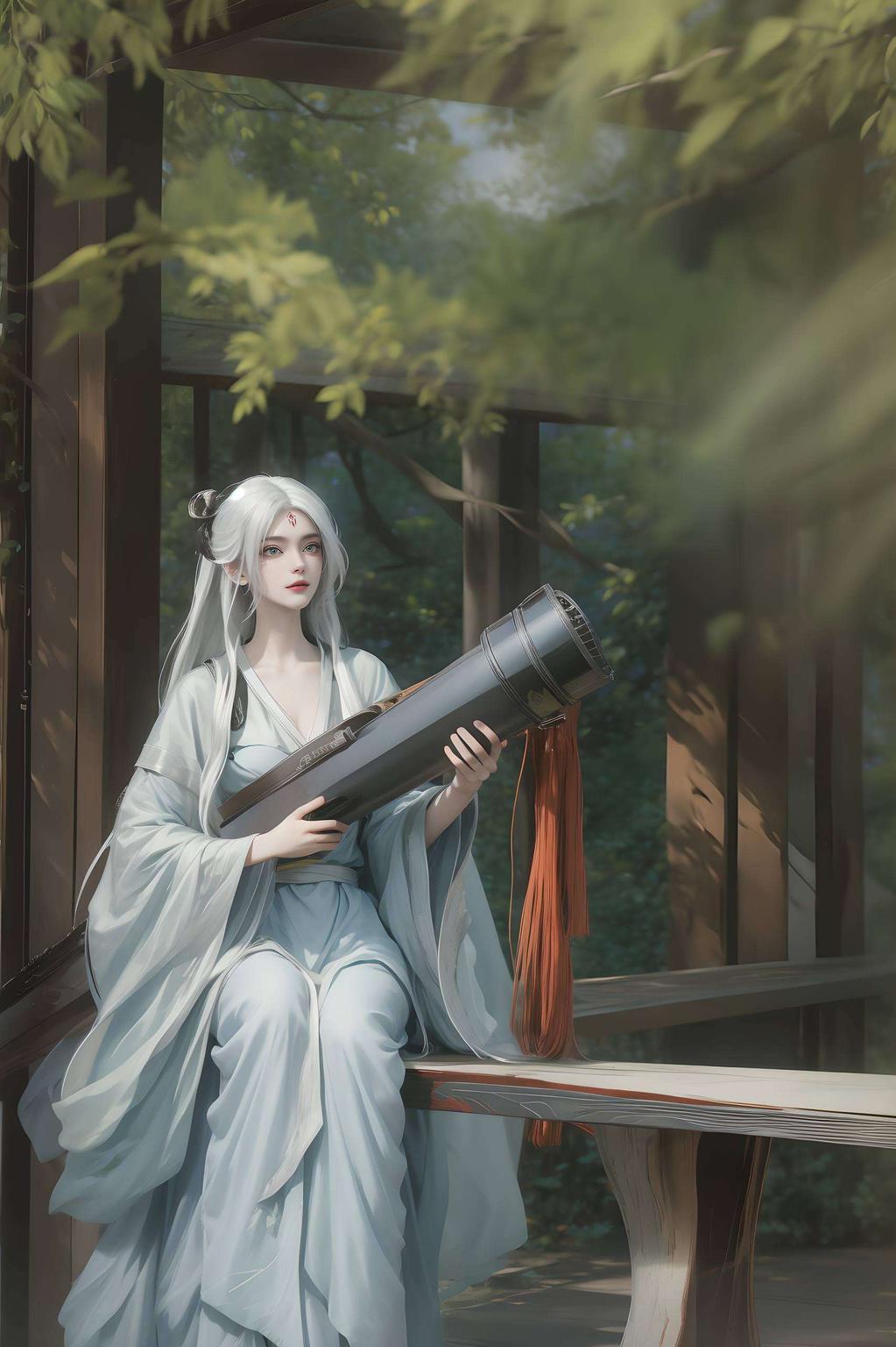 小白AI壁纸大长腿诛仙小白美图