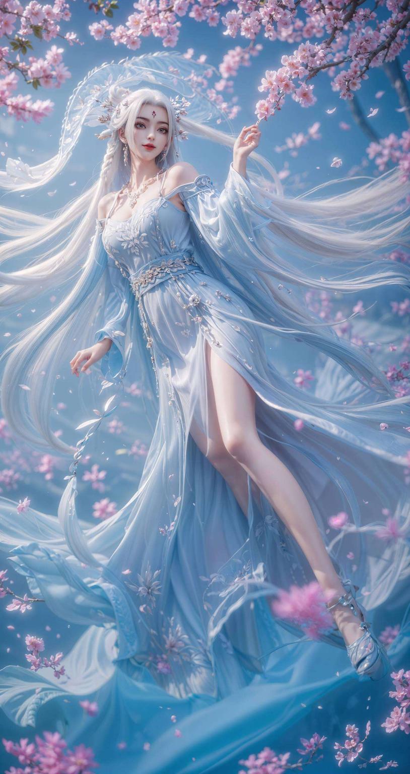 小白仙姿梦幻国风
