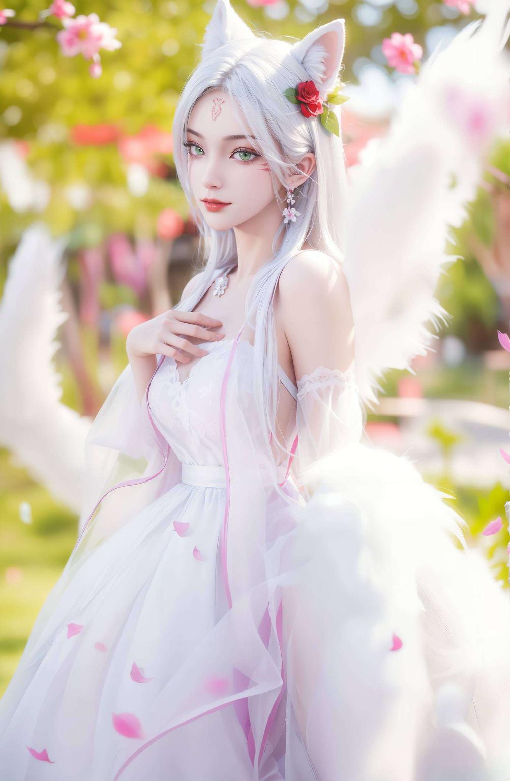 让你的手机瞬间焕然一新！绿意盎然小白最新护眼壁纸