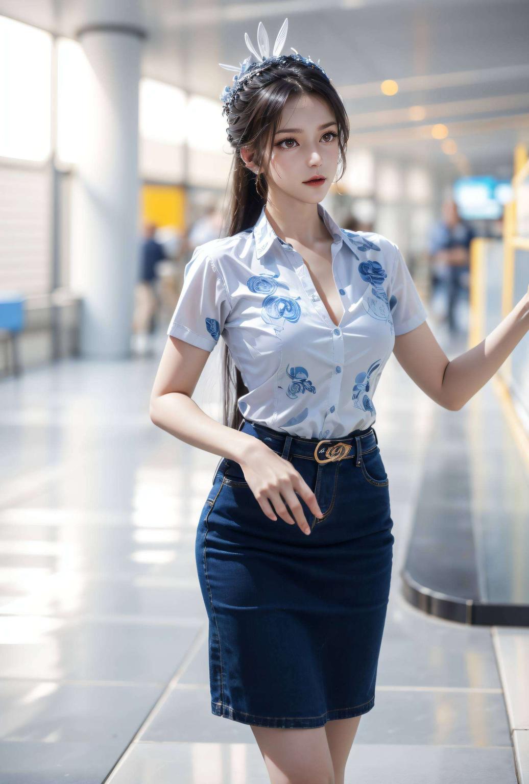 主角是我们可爱的小舞哦！画面中今天给大家带来一款清新精致的安卓桌面背景