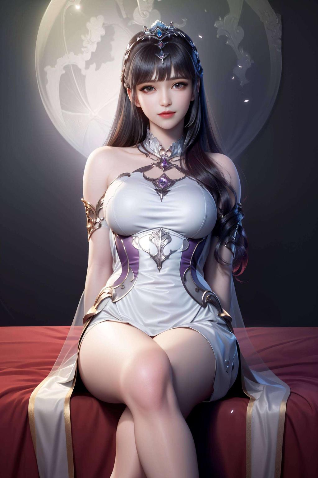 电脑壁纸上的炫彩精灵小舞柔骨魅兔