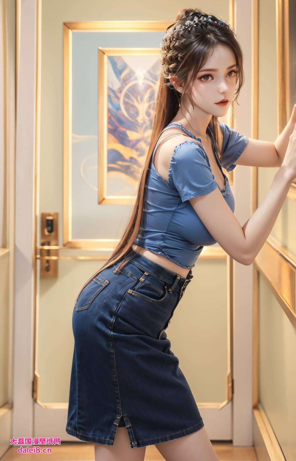 完美展现了小舞变身为橡胶人的灵动瞬间这款高清壁纸