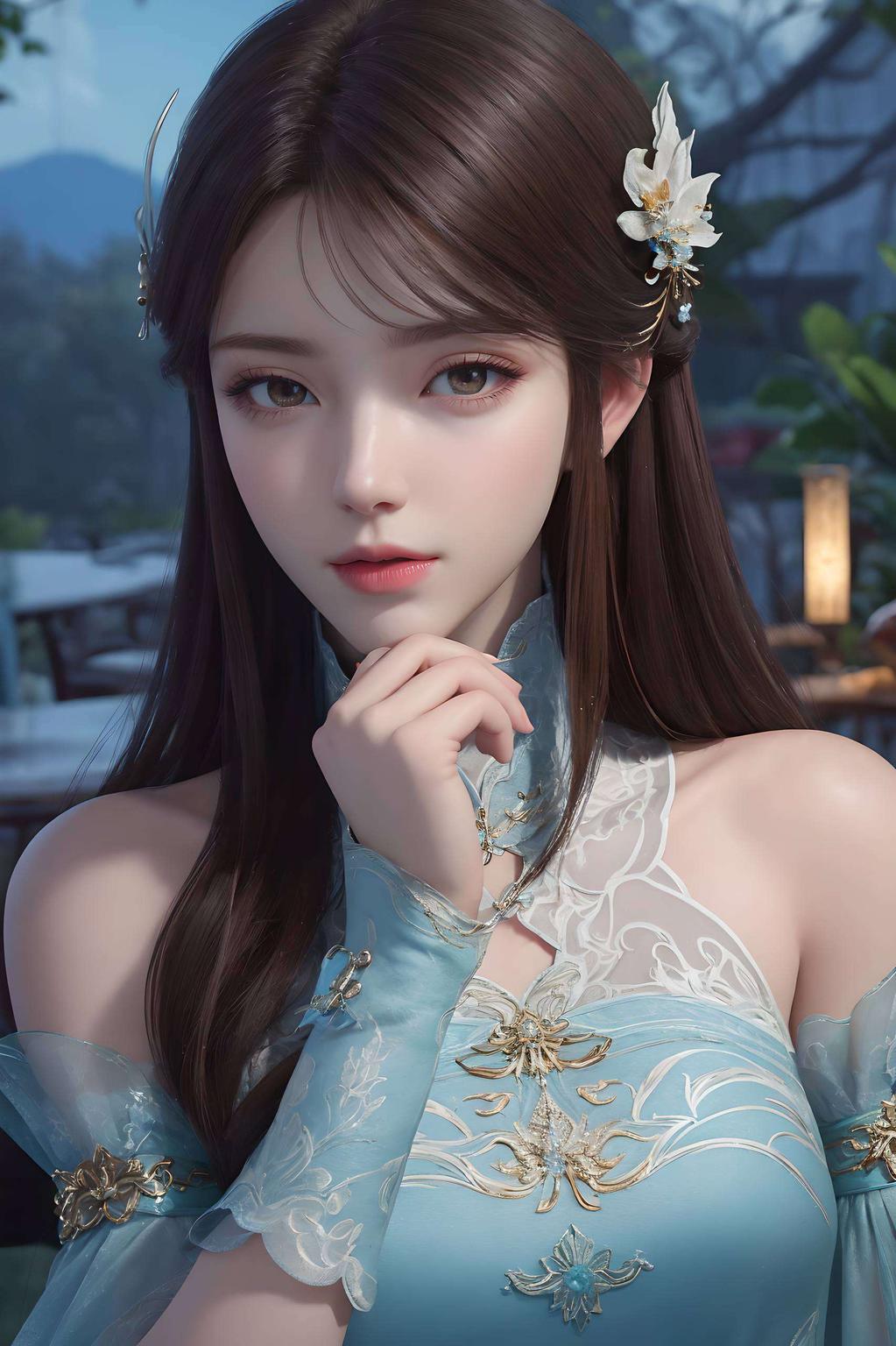 萧炎与萧薰儿携手漫步在绚烂的花海中点亮你的ipad与手机屏幕！