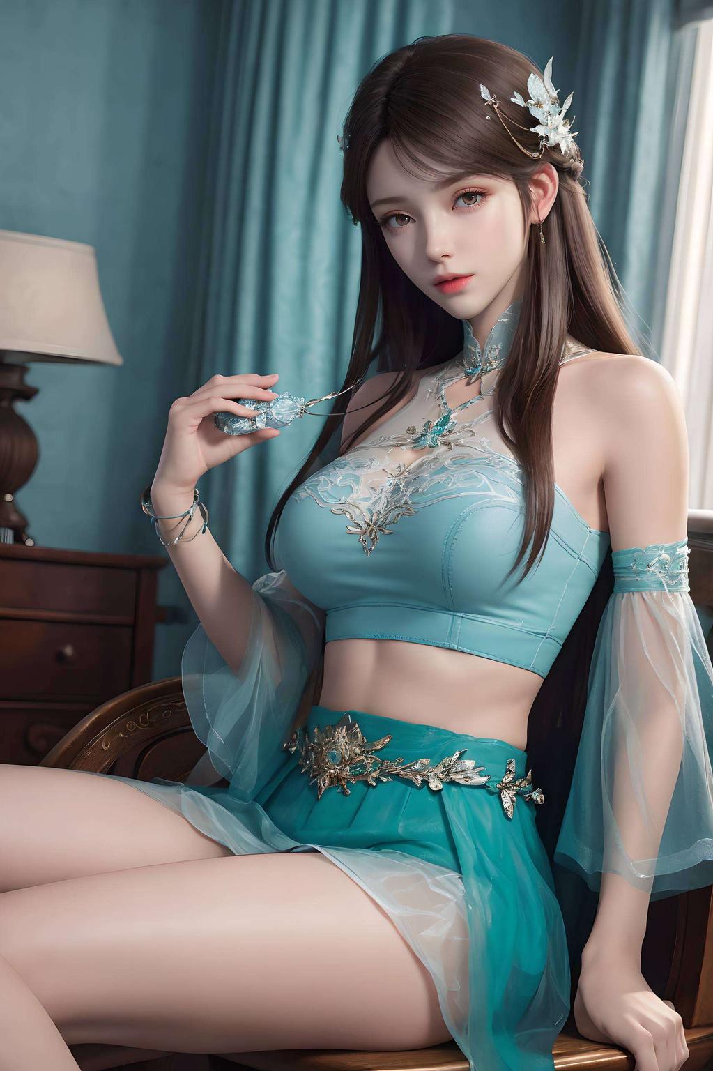 极简风格一抹清新