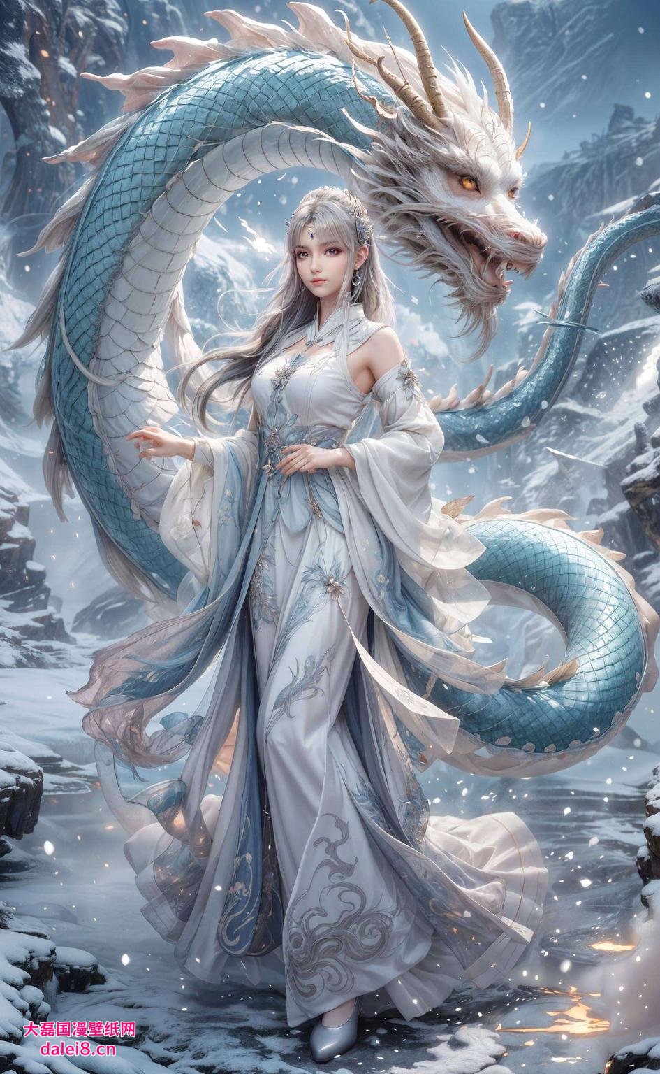 小医仙与美杜莎同框美得让人心动！细腻画风