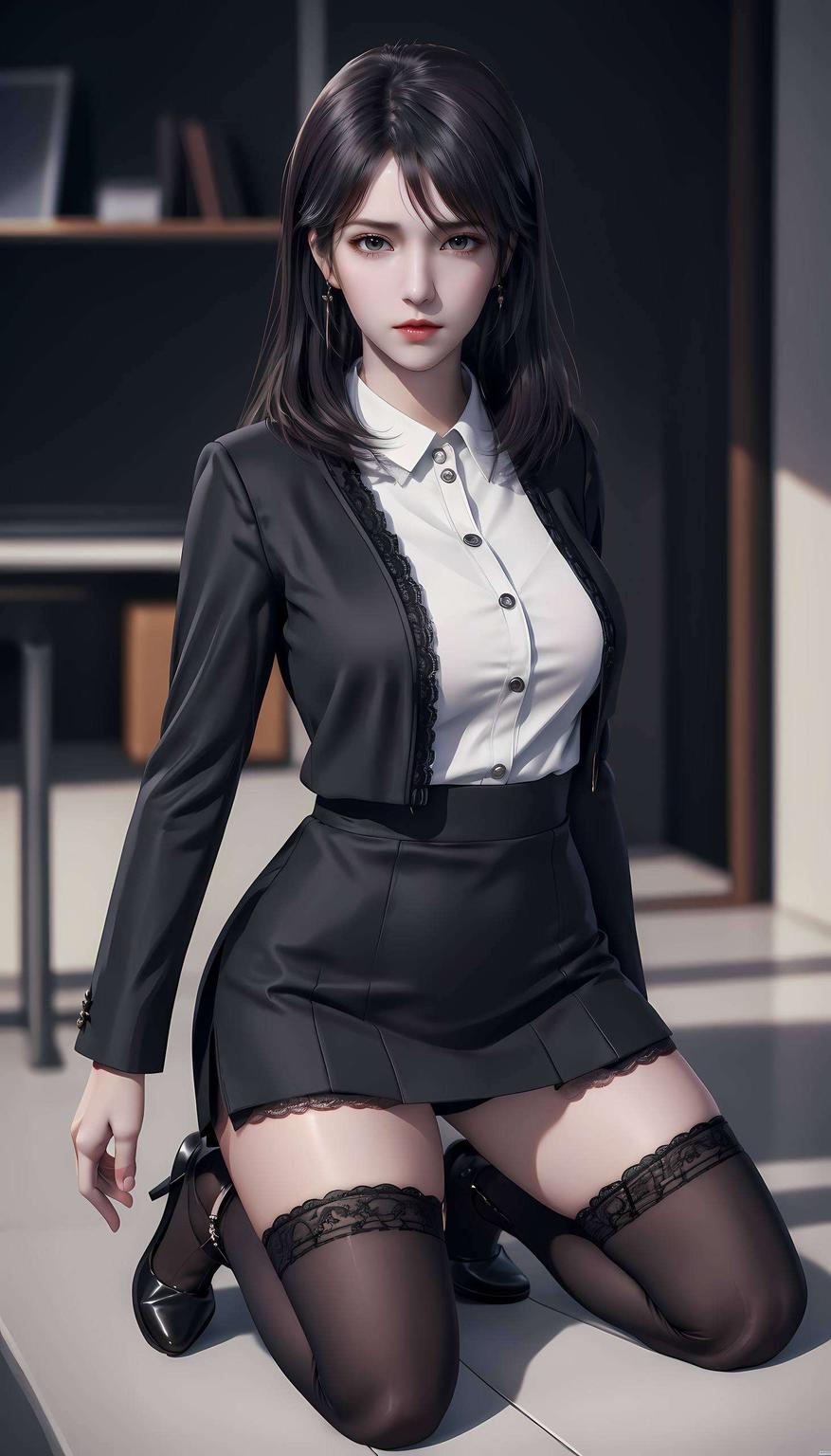 色彩鲜艳壁纸中的她仿佛散发着光芒