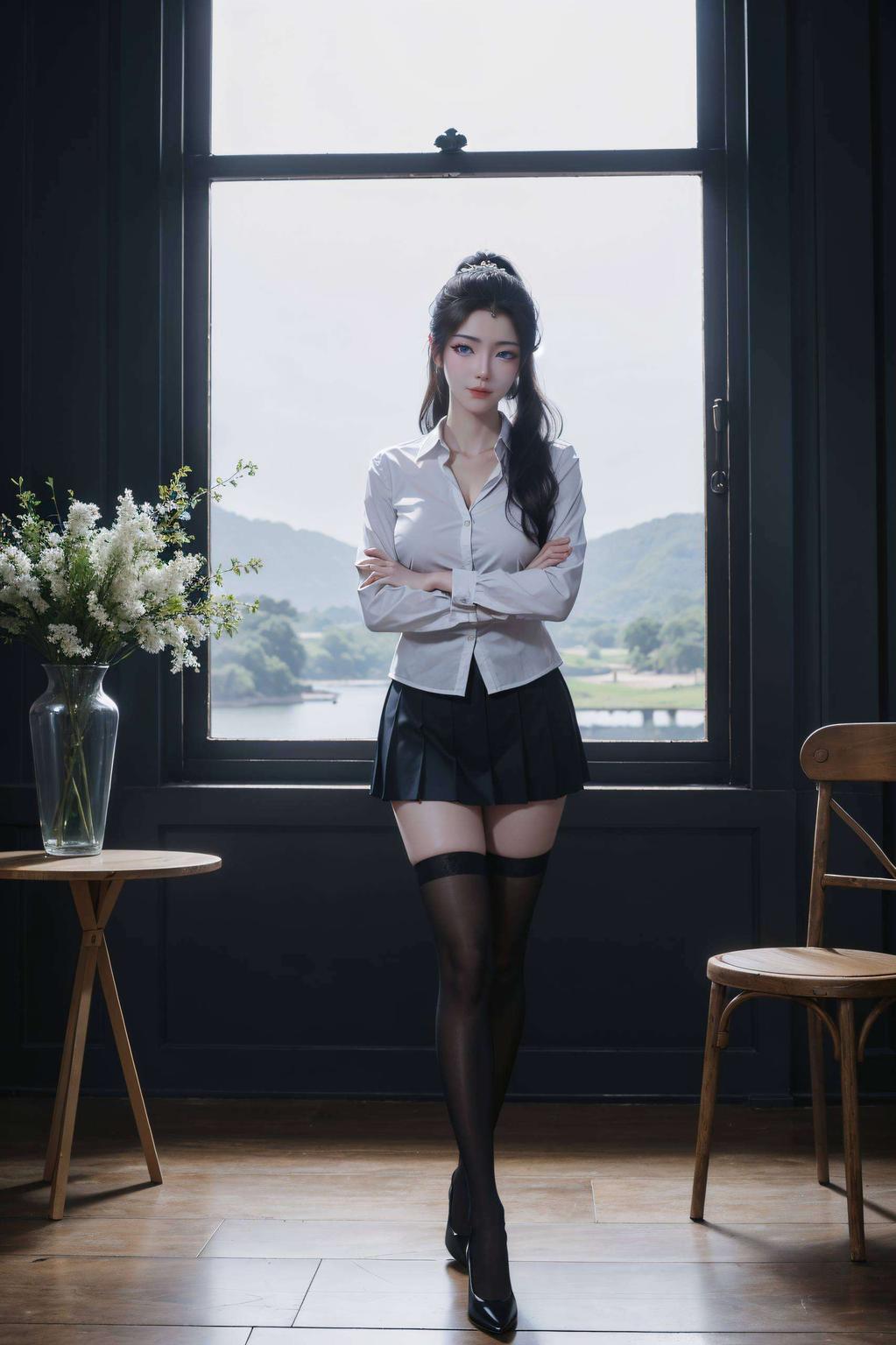 武瑶手办映屏前高清壁纸润眼眸