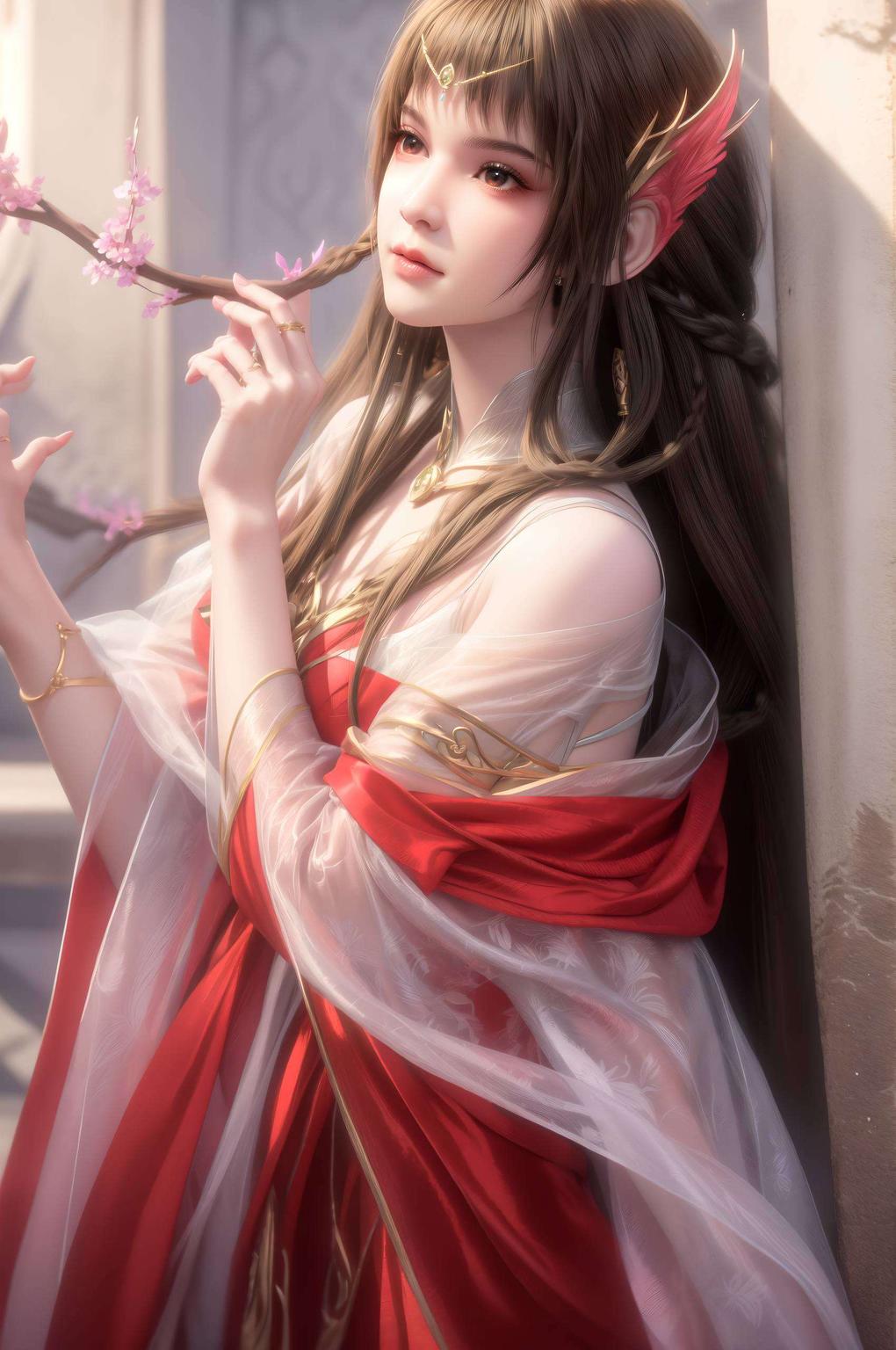 大家好！今天给大家带来超清晰、免费的Win10壁纸大秀！这款全身壁纸——云落萌萌哒的可爱AI素材