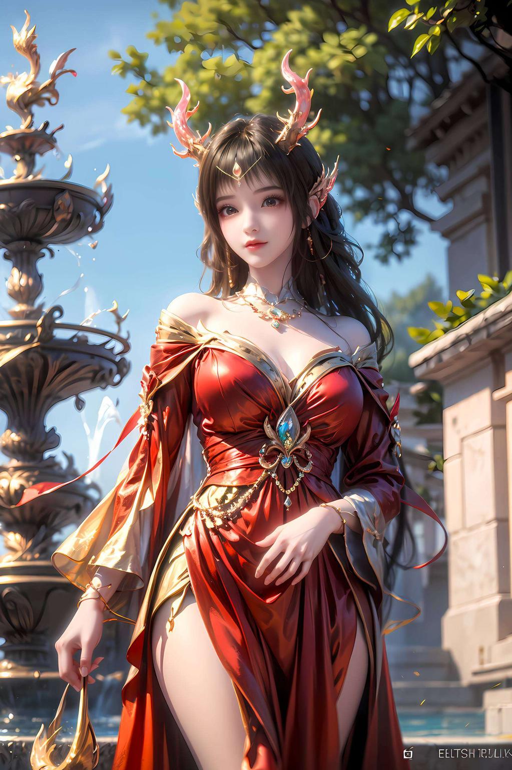 简直美爆了！画面中的云落轻盈飘逸每一处细节都让人心动