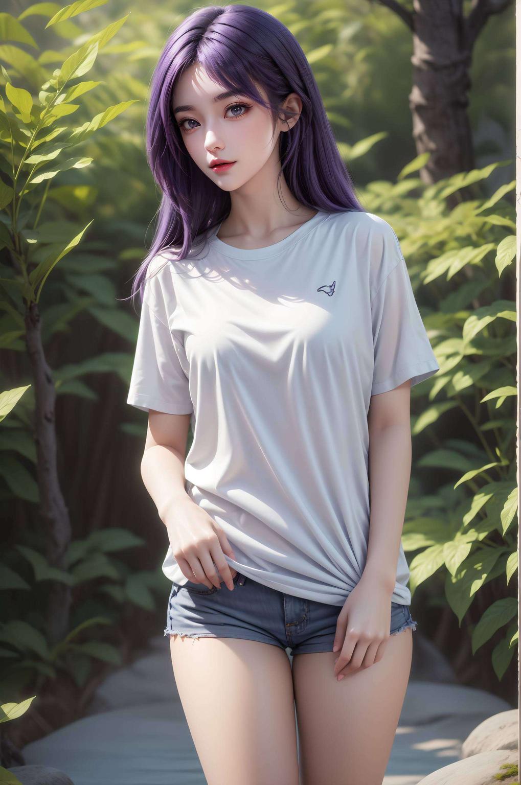紫色调给人一种静谧的美感