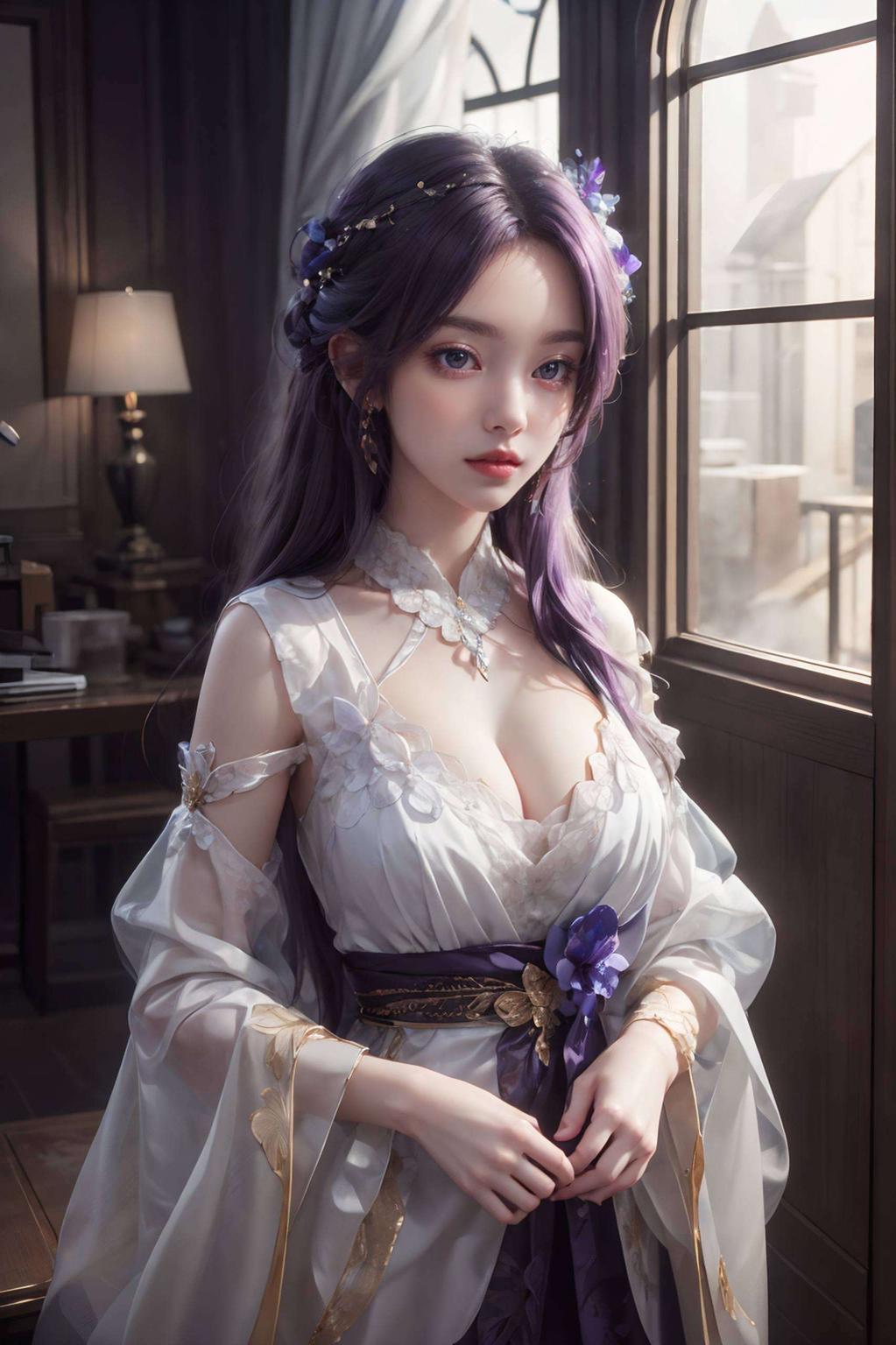 点亮电脑桌面云曦跳舞AI素材