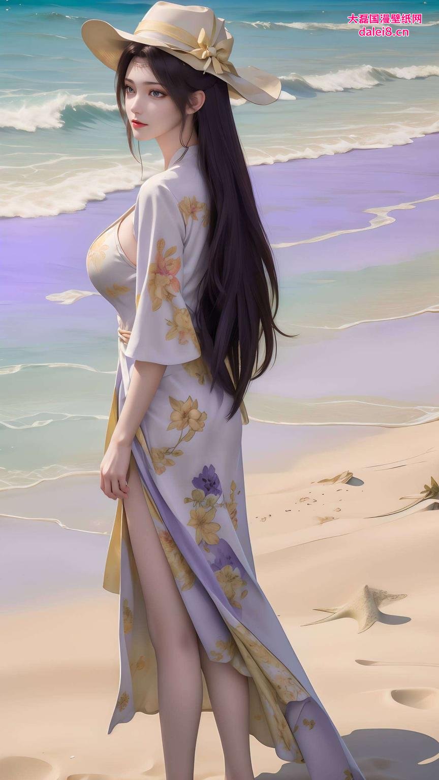 她眼神深邃美得让人心动