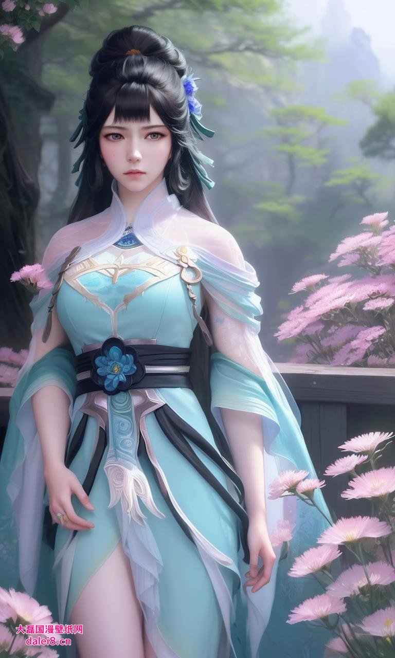 高清大图细节满分来看看这款超治愈的粉色系壁纸！雨紫陌的漫画角色跃然纸上