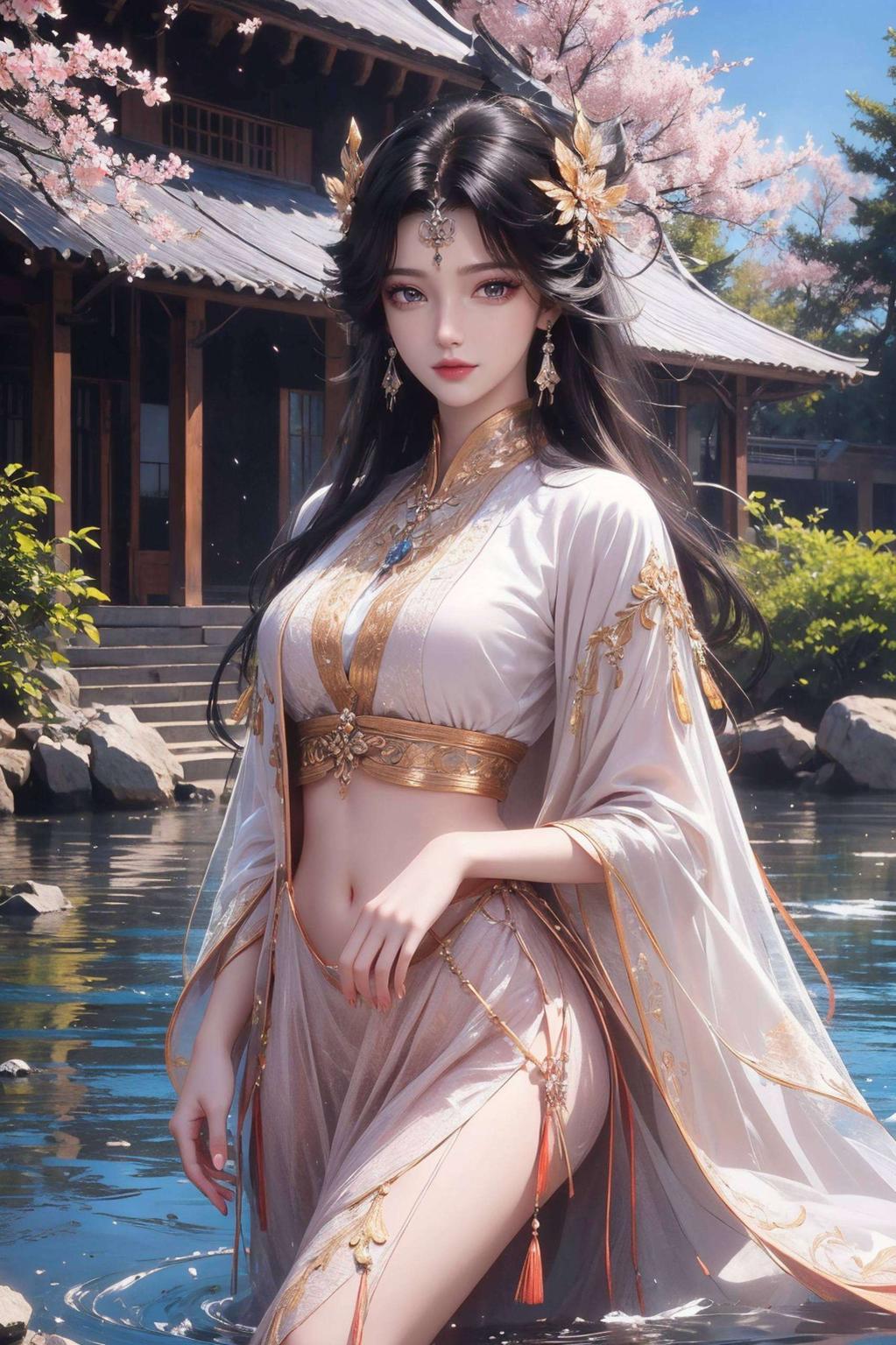 美得不要不要的！快来看看这高清画质淡粉色背景配上仙子翩翩起舞的身姿