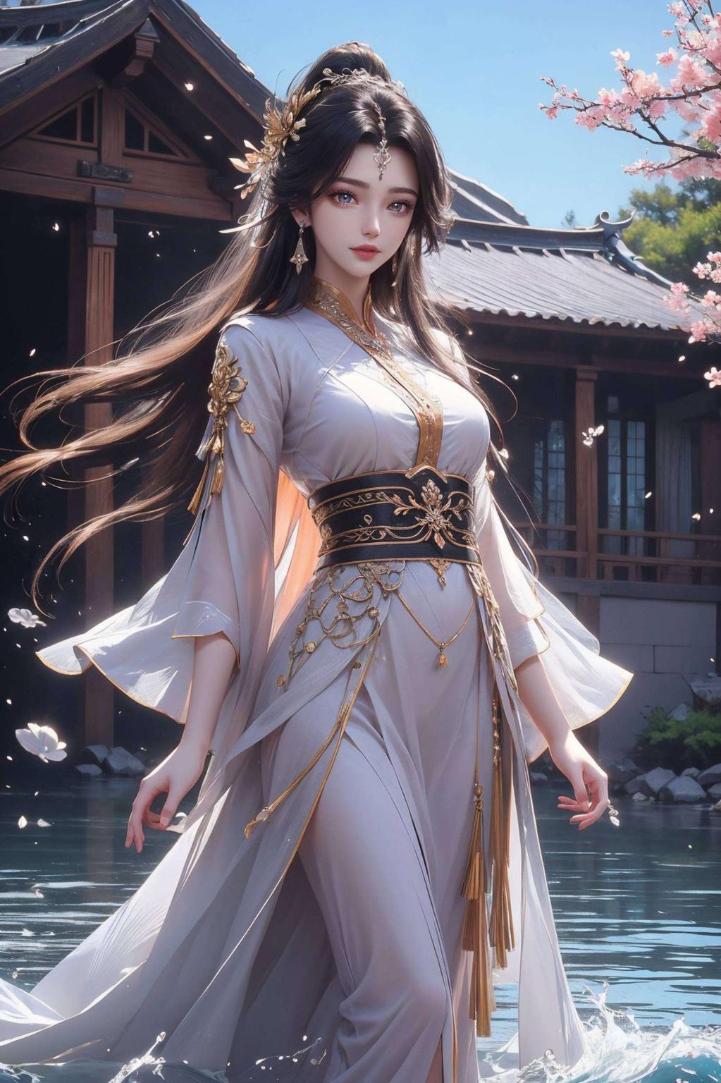 今天给大家带来一组手绘风格的周紫虹壁纸