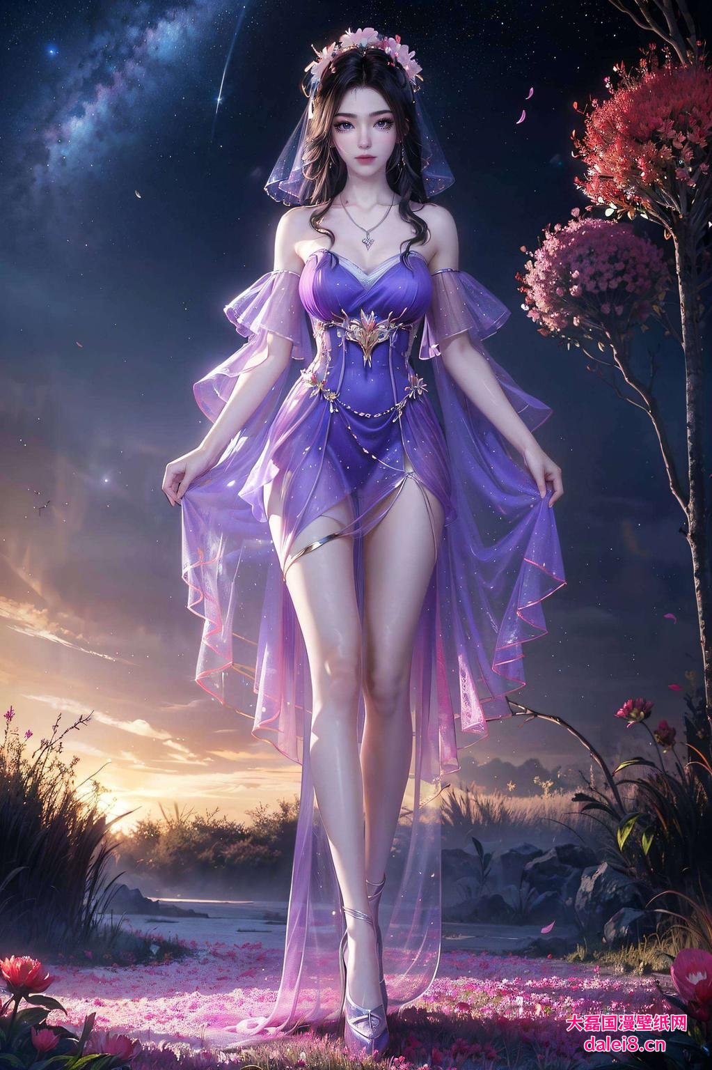 紫灵绘画壁纸国漫之美尽在iPad桌面！高清细腻