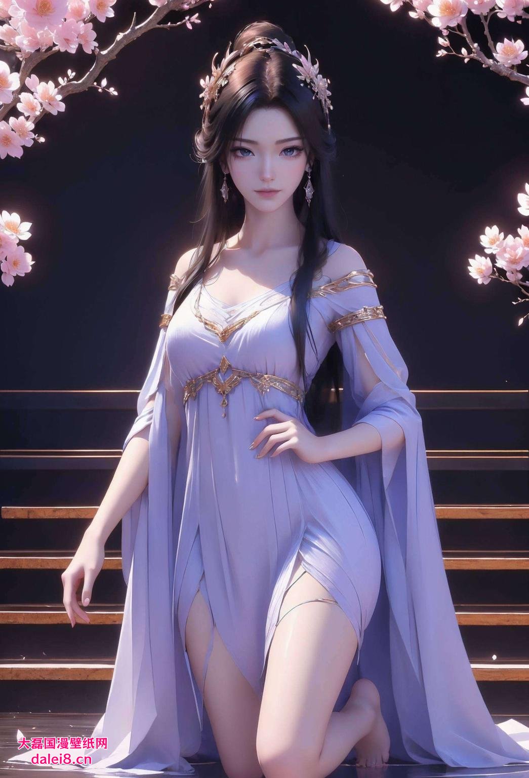 “大家好今天给大家带来一款超可爱的紫色免费壁纸！这款凡人修仙传紫灵壁纸