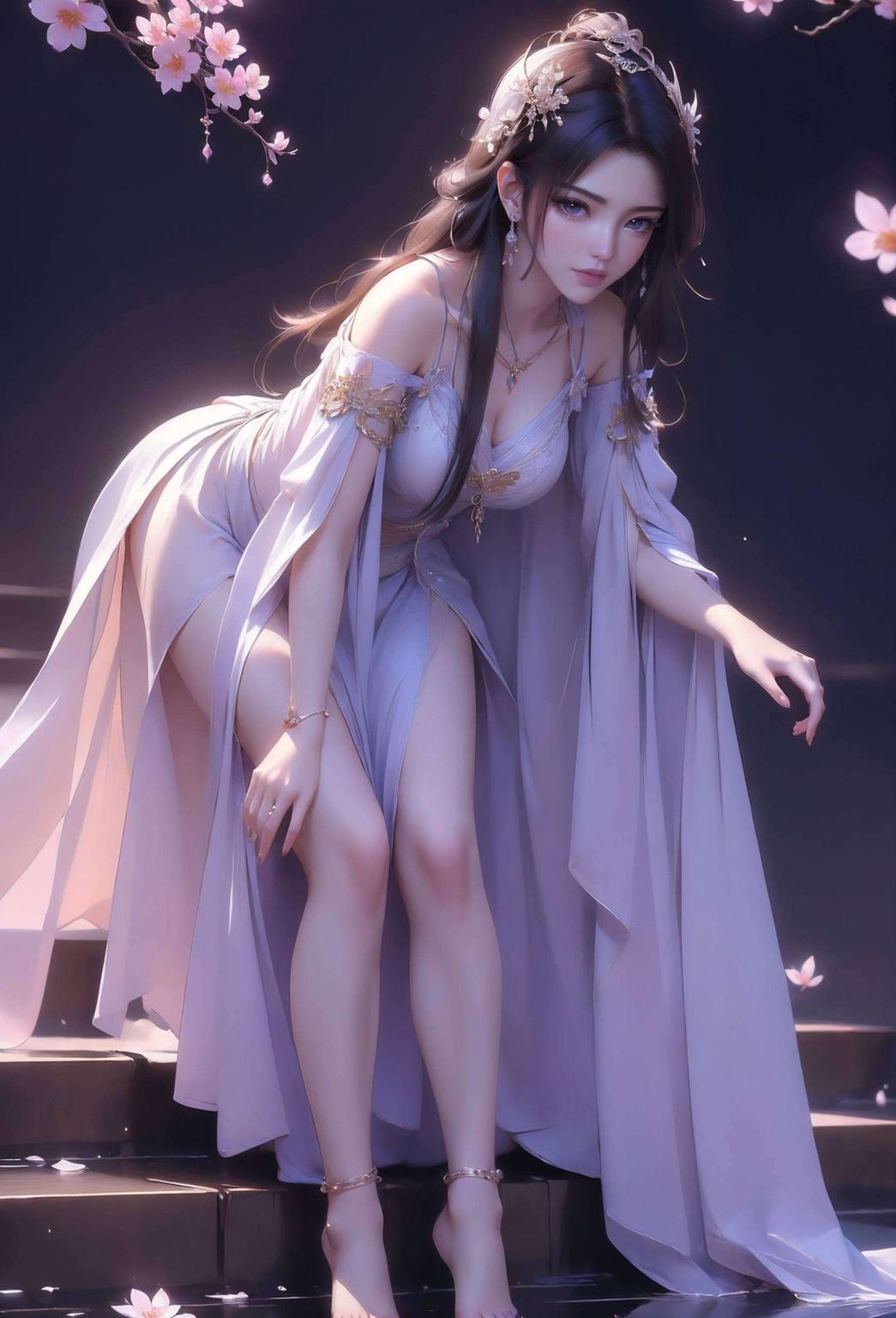 仿佛能感受到紫灵的神秘魅力特别推荐这款紫灵手机桌面壁纸