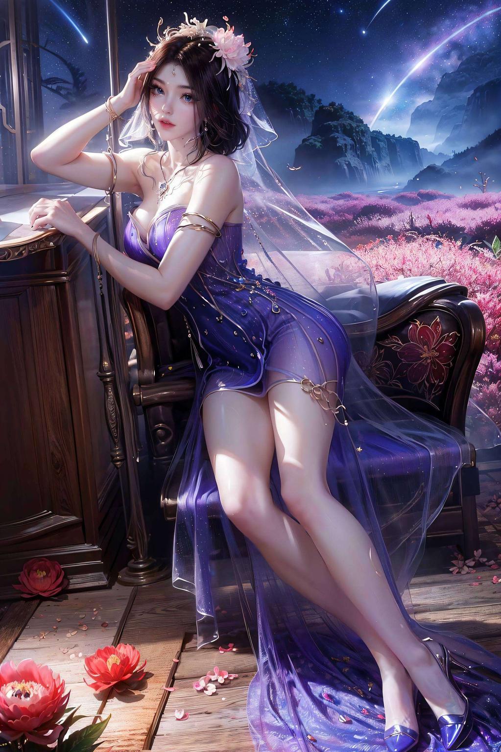 仿佛要跳出屏幕这款全新【紫灵登场】电脑锁屏壁纸