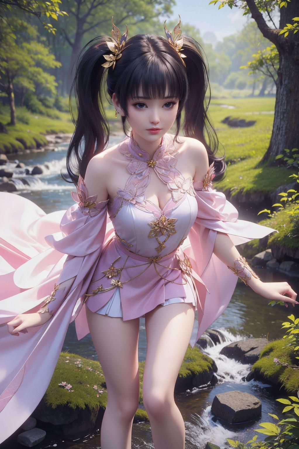 神秘紫妍美艳动人带你一秒穿越斗气大陆！